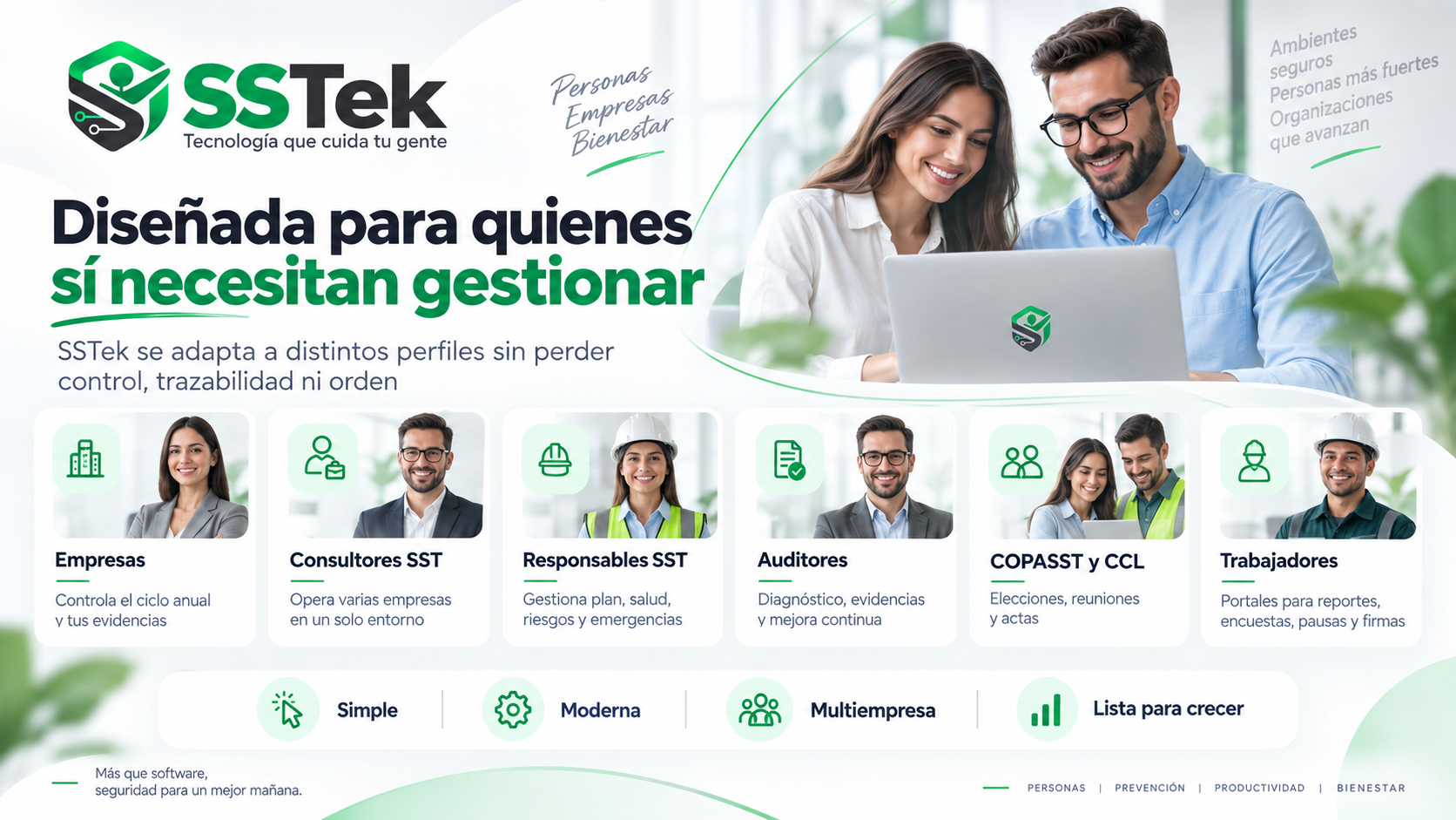 Perfiles que utilizan SSTek